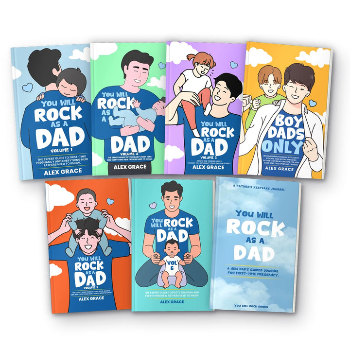 The Complete Collection – Dad eBooks 1-6 + Guided Journal PDF, 3D cover