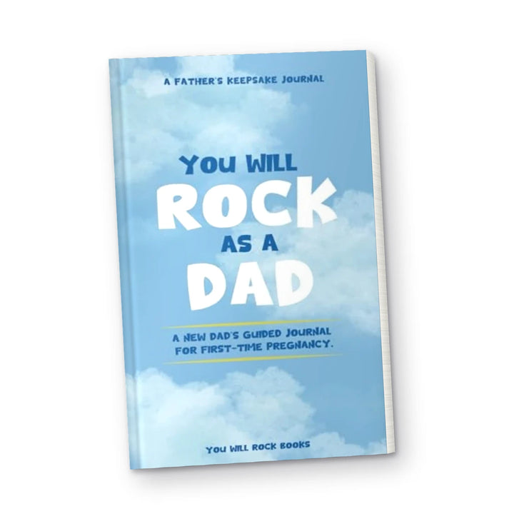 The Dad Guided Journal paperback, 3D cover